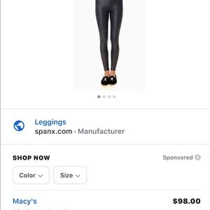 Spanx faux leather Small P